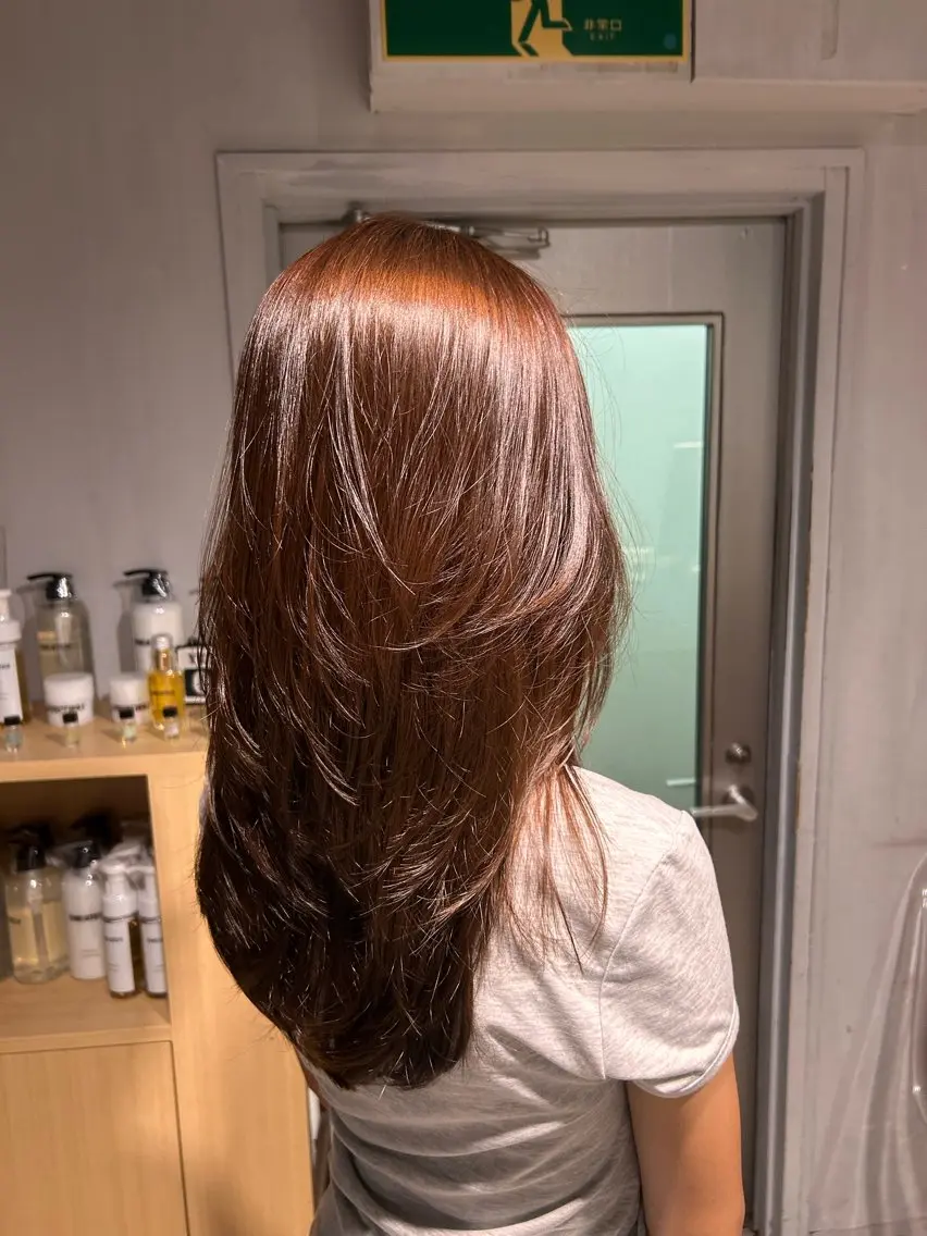 ロング カット ヘアカラー トリートメント レイヤーStyle 🪽菜々実のヘアスタイル