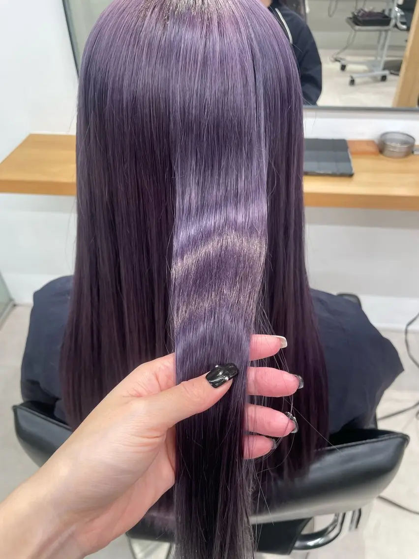💎ケアブリーチリタッチ（3センチ以内）+ケアカラー💎の写真