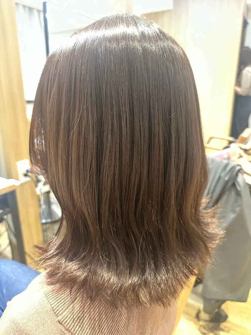 ミディアム カラー カット ヘアカラー トリートメント ✨✂️Nori ✂️✨のヘアスタイル
