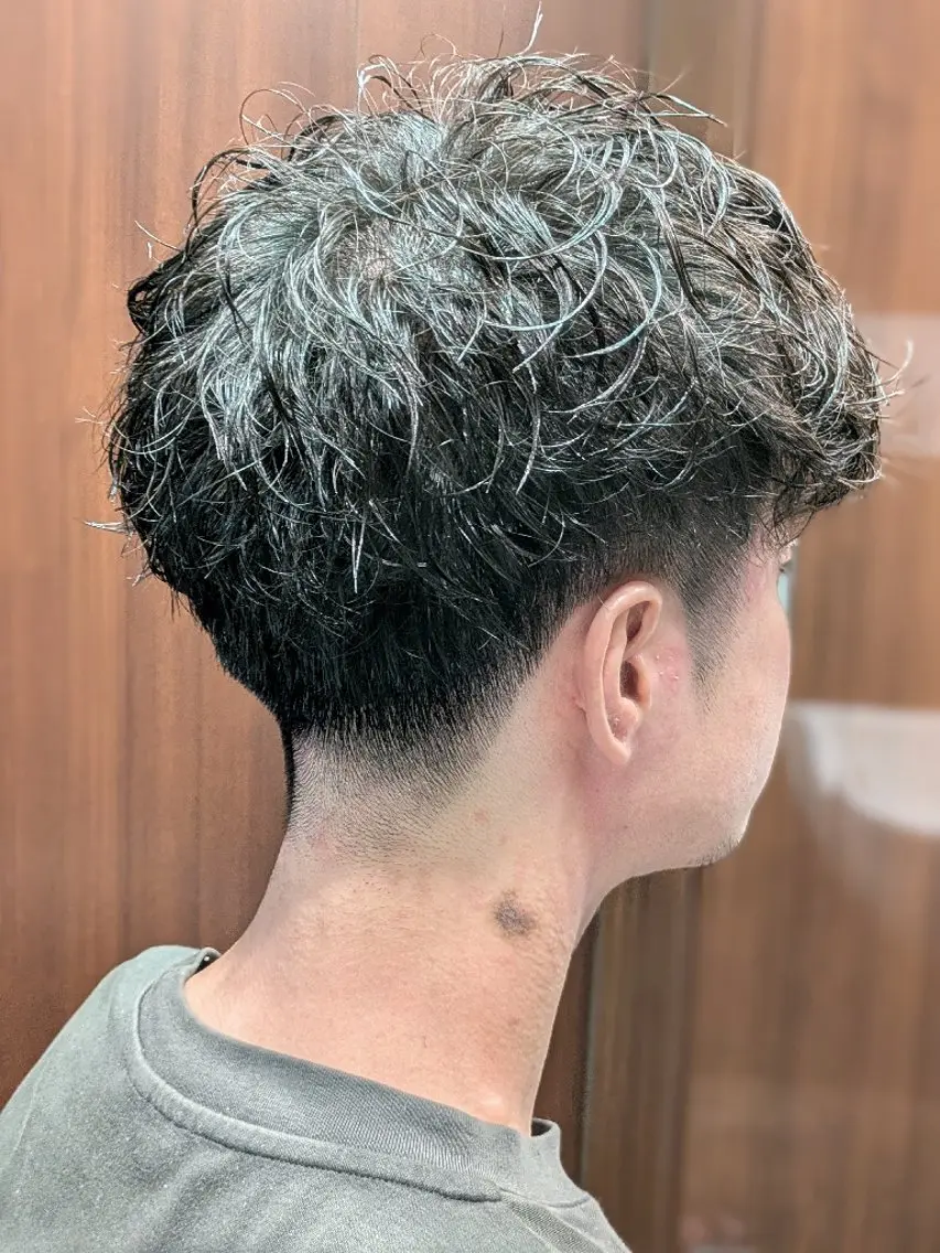 ショート パーマ 森本⚠️注意事項 ⚠️お読み下さい⚠️のヘアスタイル