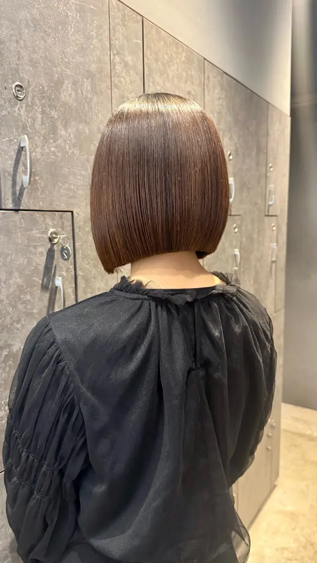 ショート ボブ トリートメント 小田 晃瑛のヘアスタイル