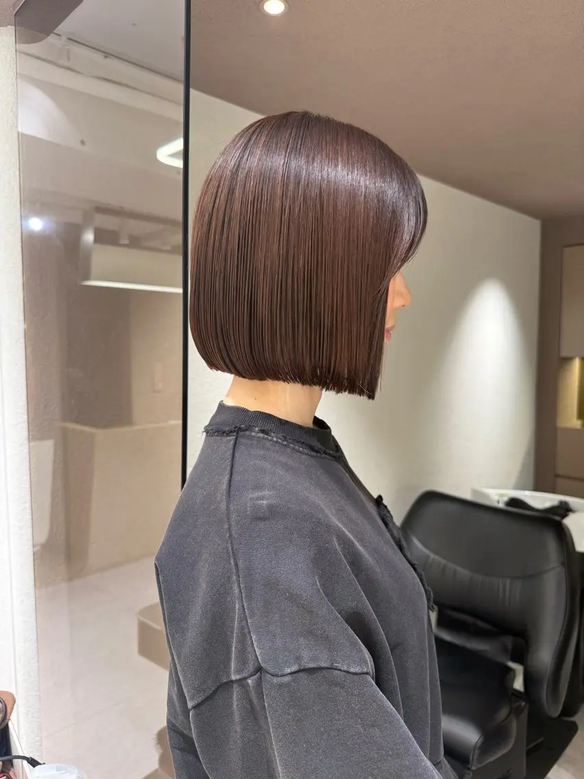 ミディアム カラー カット ヘアカラー トリートメント 🎀髪質改善🎀 恵比寿/sayuのヘアスタイル