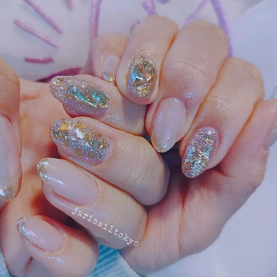 ネイル ハンドネイル ハンドケア jurinail tokyoのネイルデザイン