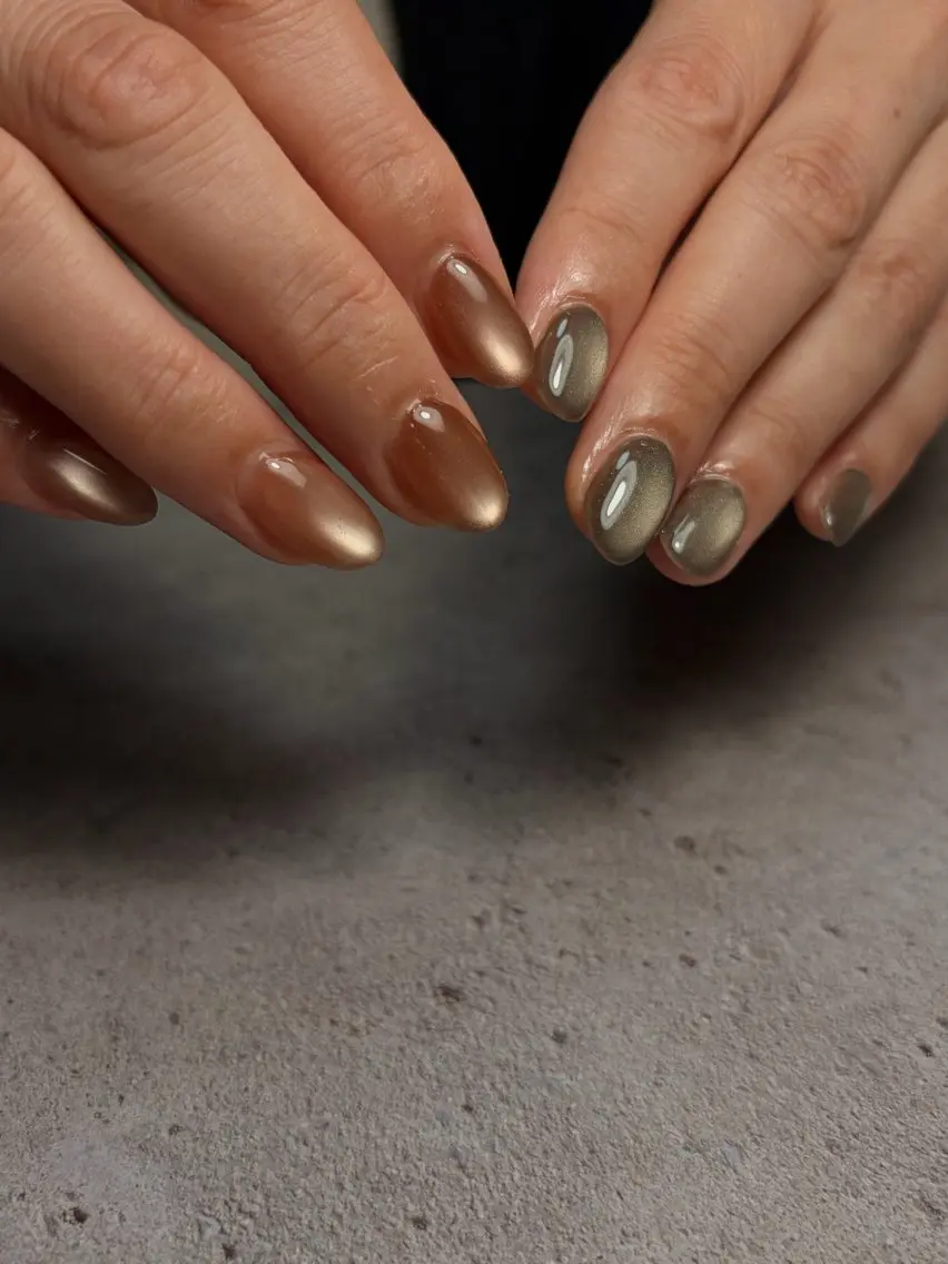 ネイル マグネットネイル マグネットワンカラー ワンカラーネイル Mano Nailのネイルデザイン