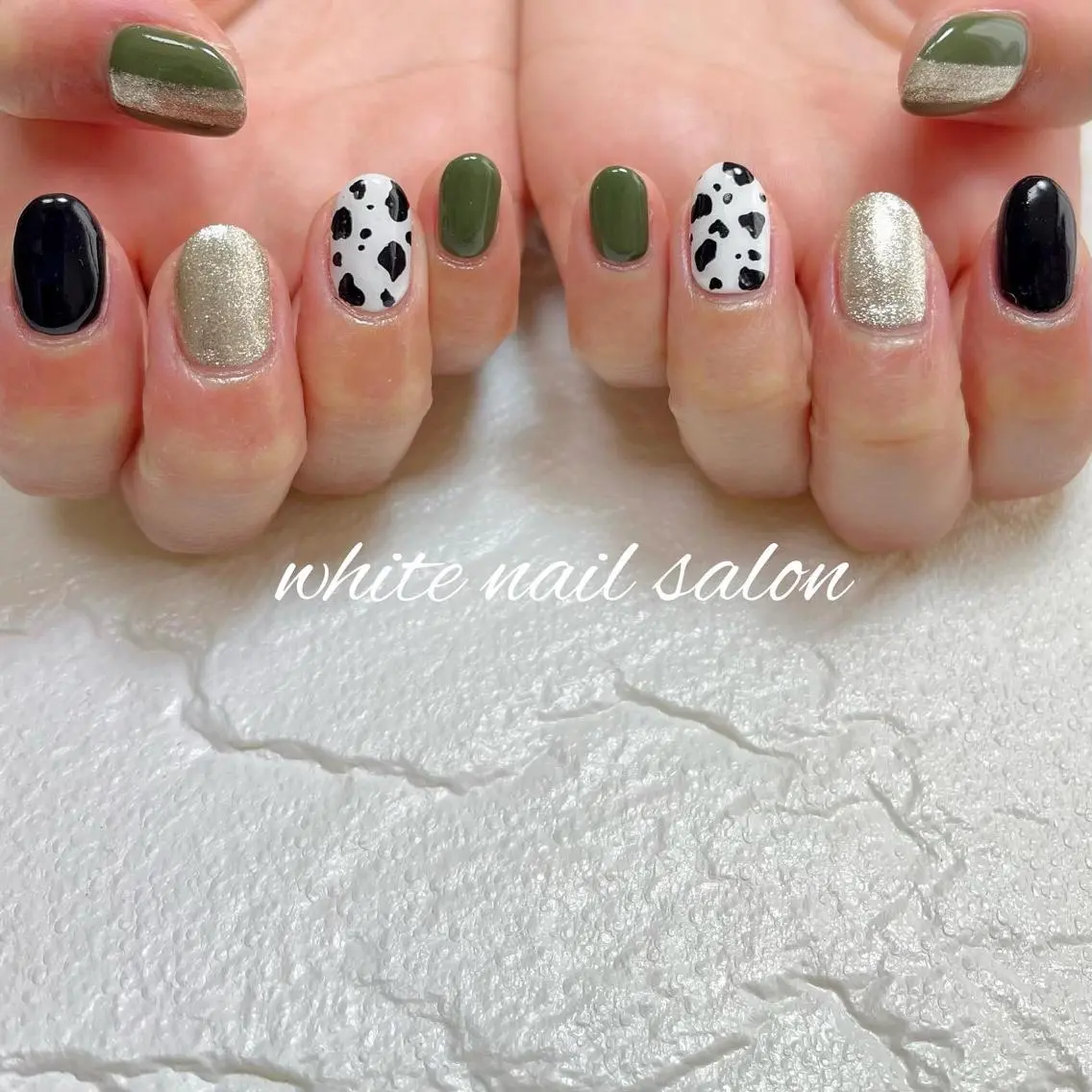 ネイル フットネイル ジェルネイル ハードジェル ラメ(グリッター) 持ち込み ハンドネイル white nail salonのネイルデザイン