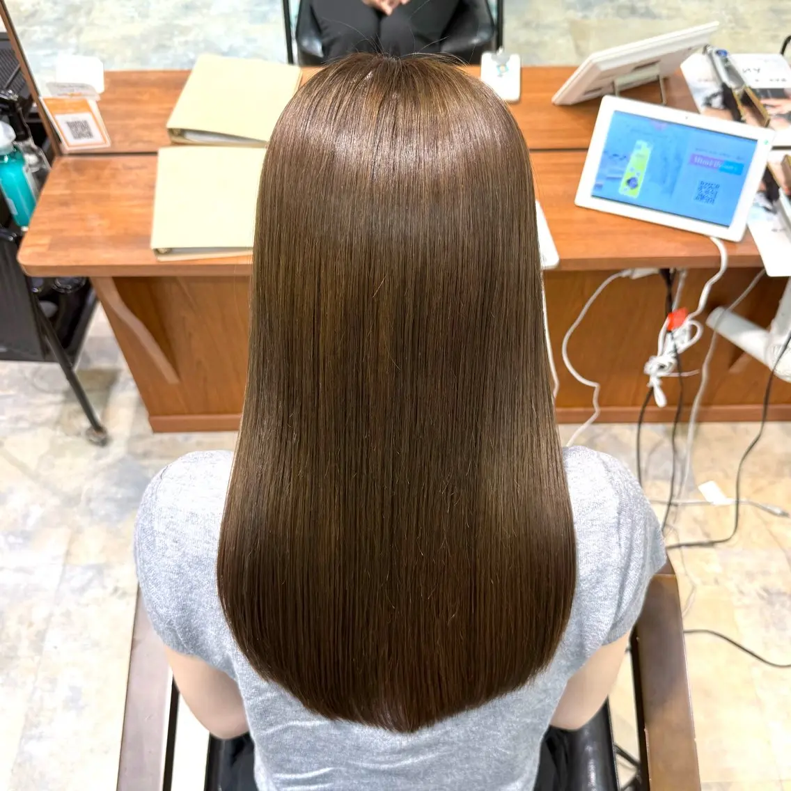 ロング カット 縮毛矯正 トリートメント レイヤーカット 縮毛矯正 高杉颯汰のヘアスタイル