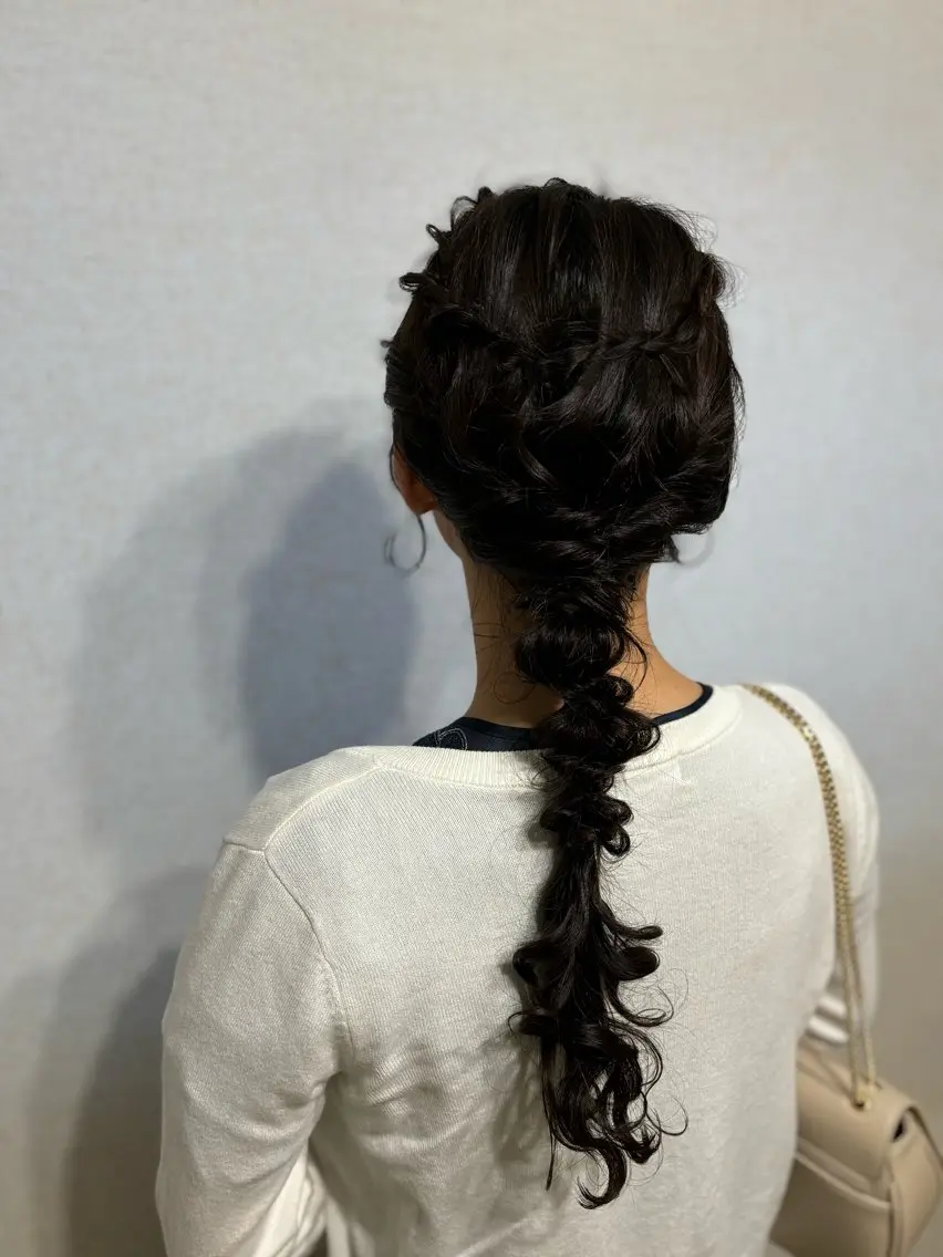ヘアアレンジ ヘアセット hair salon【クラン】のヘアスタイル