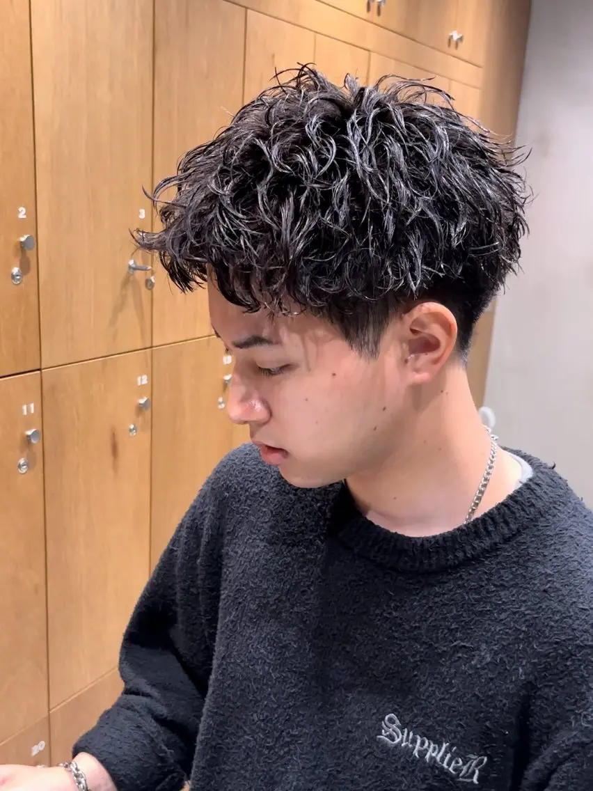ショート パーマ ショートヘア カット パーマ クドウレイ fifth神南のヘアスタイル