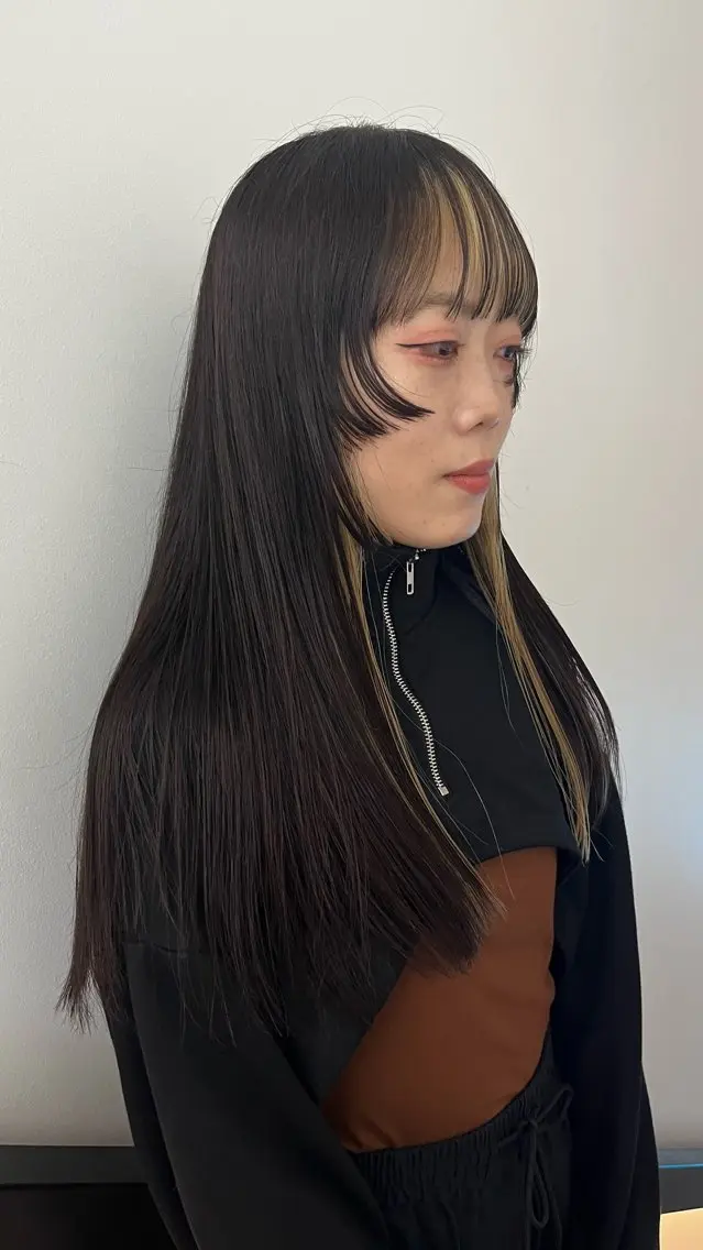 ロング メンズパーマ/ メッシュ📍ユリのヘアスタイル