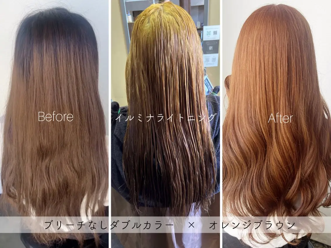 カラー ブリーチ ダブルカラー ブリーチなしカラー SARAJU 仁川店【カラー特化】のヘアスタイル