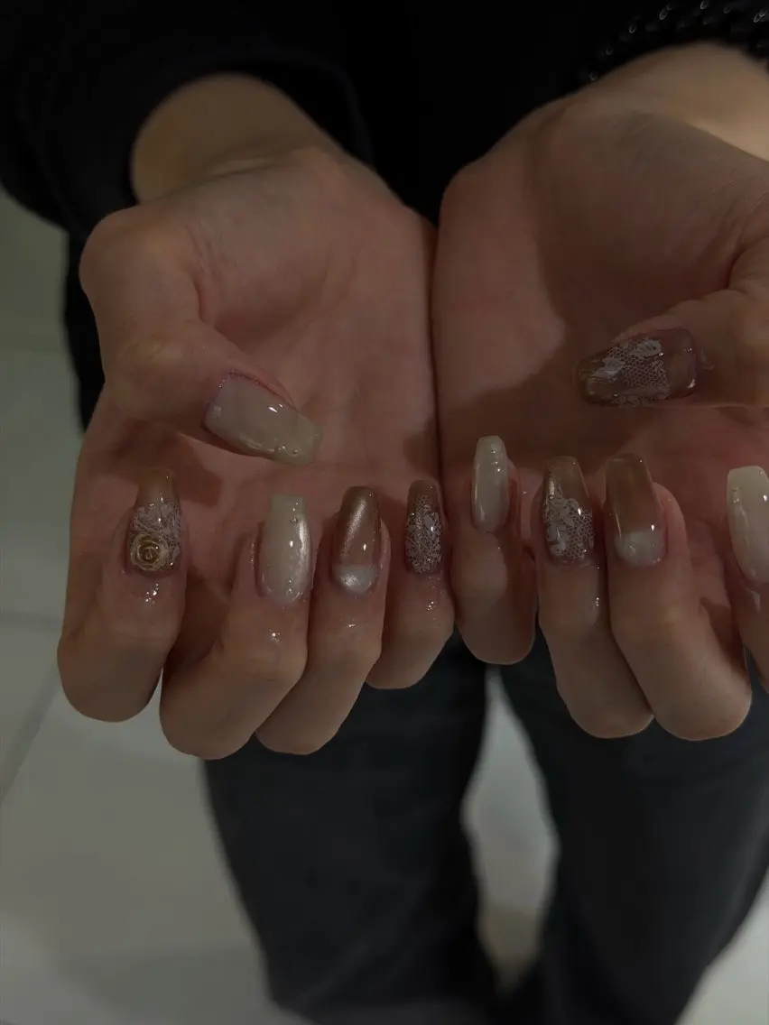ネイル 持ち込み ハンドネイル ハンドケア Charme. NOBUKOのネイルデザイン