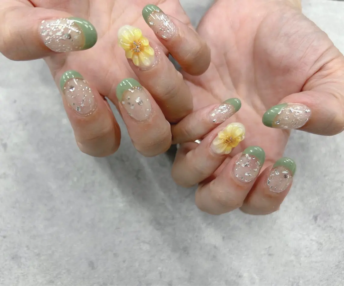 ネイル ぷっくりネイル ハンドネイル agré ネイルサロン アグレのネイルデザイン