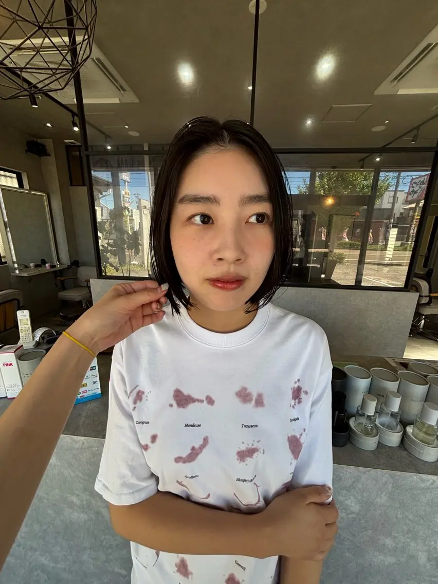ショート カット 山岸 未玖のヘアスタイル