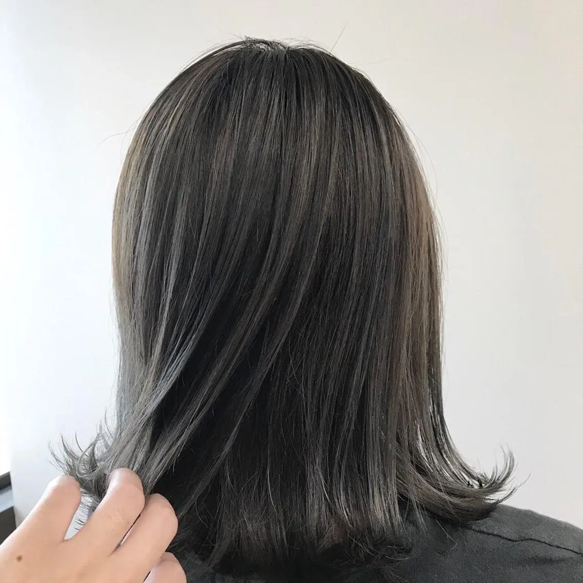 ミディアム カラー カット ヘアカラー トリートメント Lien 深井店のヘアスタイル