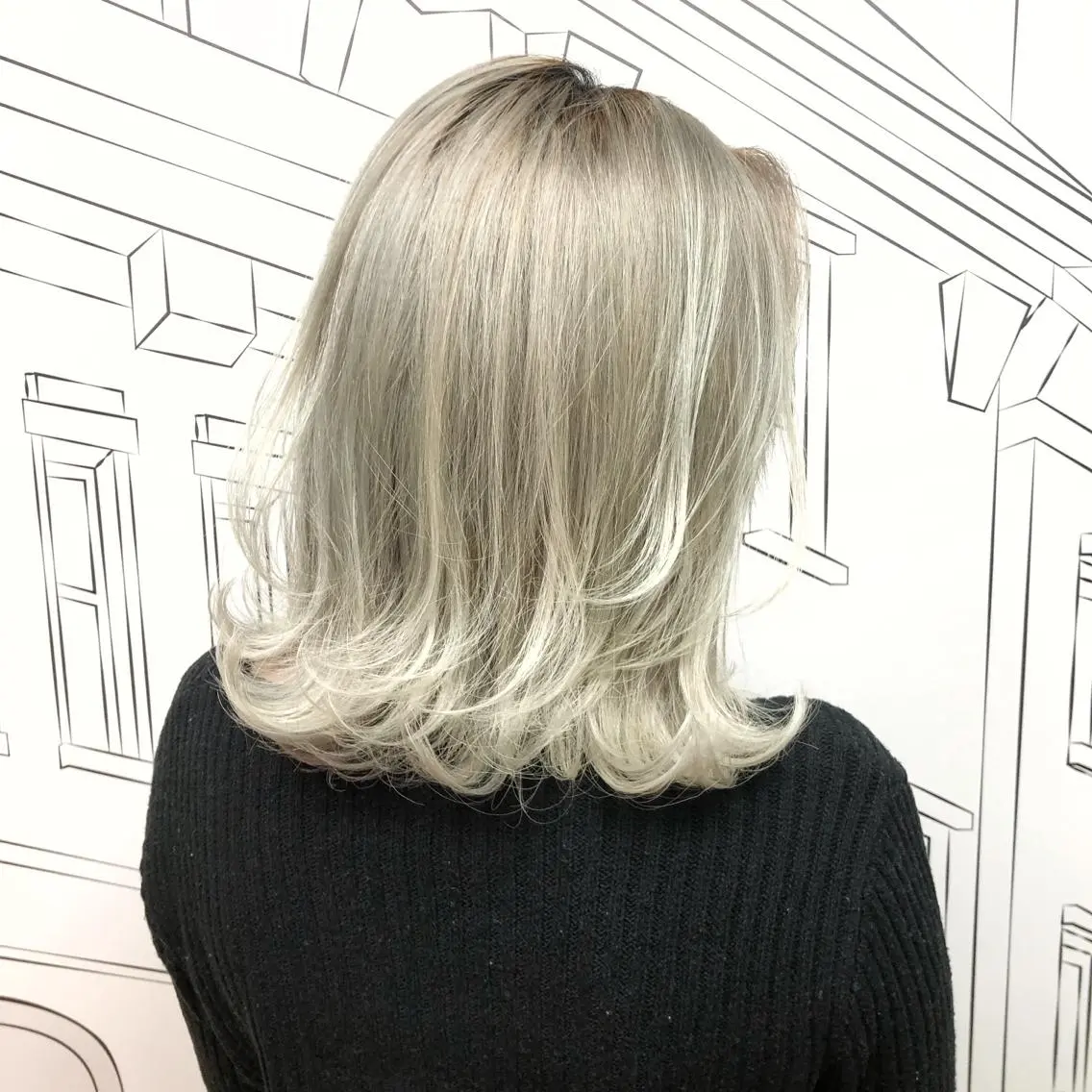 ミディアム カラー ブリーチ 外国人風カラー ヘアカラー レイヤー⭐️カラー ⭐️平川雅史のヘアスタイル