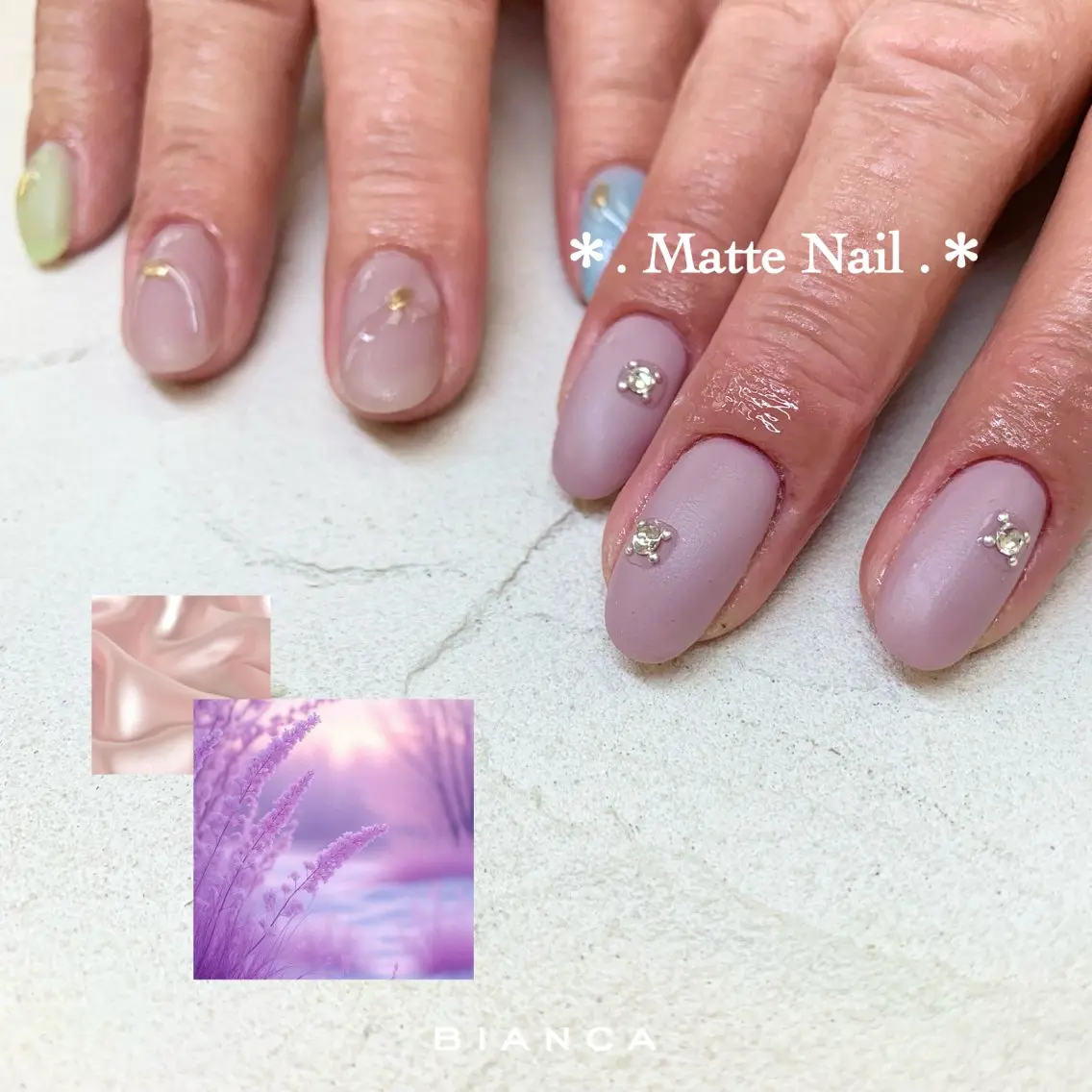 ネイル フラッシュネイル フレンチネイル ジェルネイル グラデーション マグネットネイル ハンドネイル Bianca大宮 Nail＊森澤のネイルデザイン