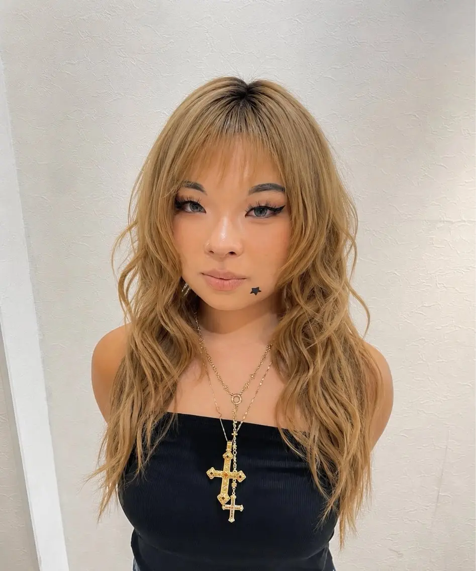 ロング カラー 【暖色カラー+色持ち 重視】💟まなみのヘアスタイル