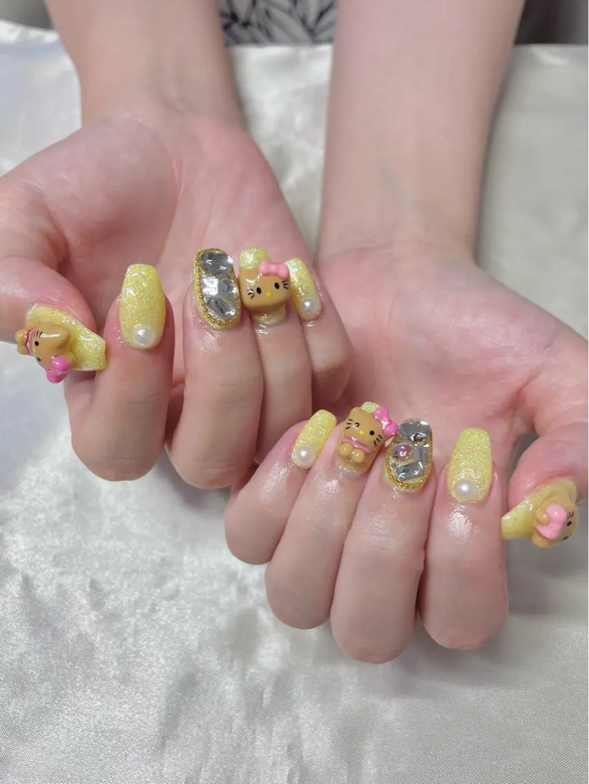 ネイル 長さ出し ハンドネイル RUMI nailのネイルデザイン