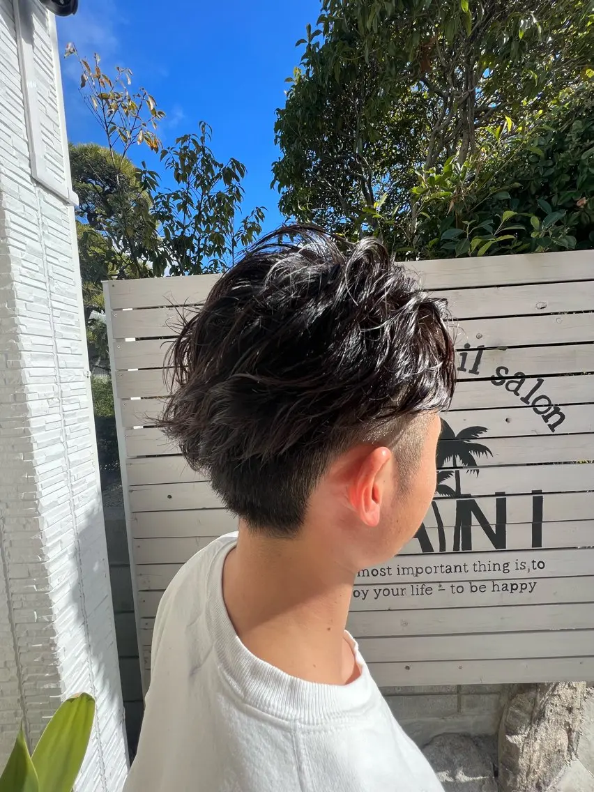 メンズ メンズパーマ カット パーマ トリートメント LANI hair resortのヘアスタイル