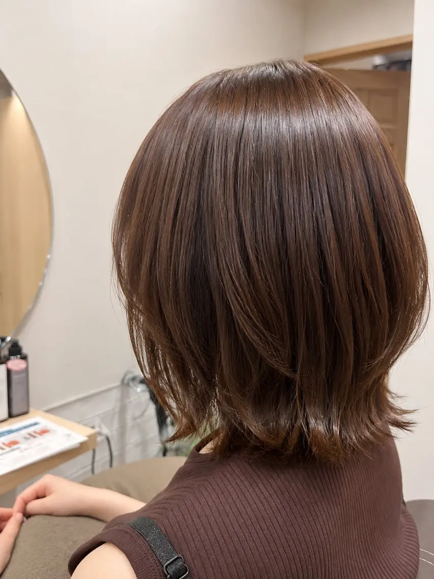 ミディアム レディースカット/ ヒグレアキコのヘアスタイル
