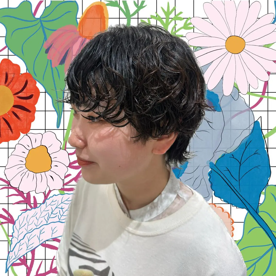 ショート パーマ ブリーチパーマ 🎀Rumiのヘアスタイル