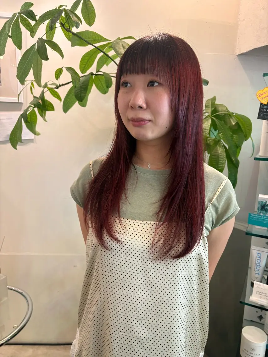 ロング カット ヘアカラー 🍃YURI 🍃のヘアスタイル