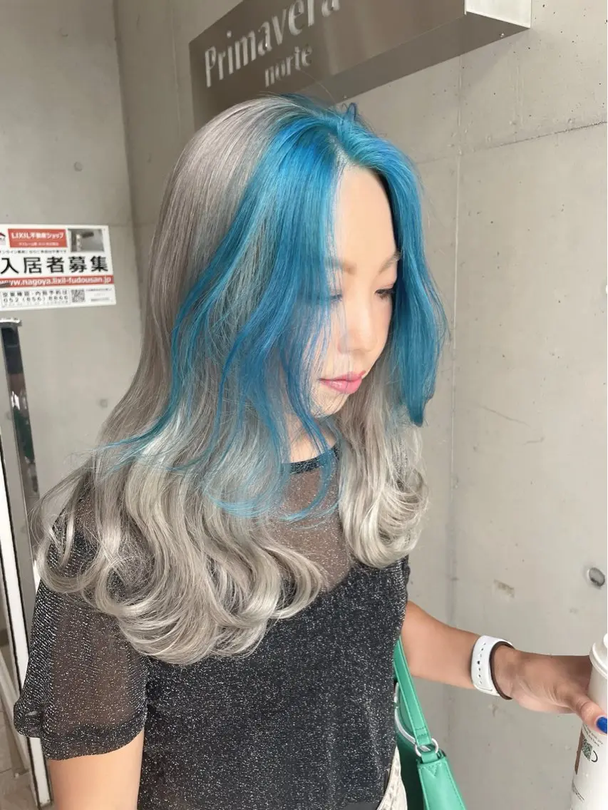 ロング カラー カット ヘアカラー トリートメント 仲山 和希のヘアスタイル