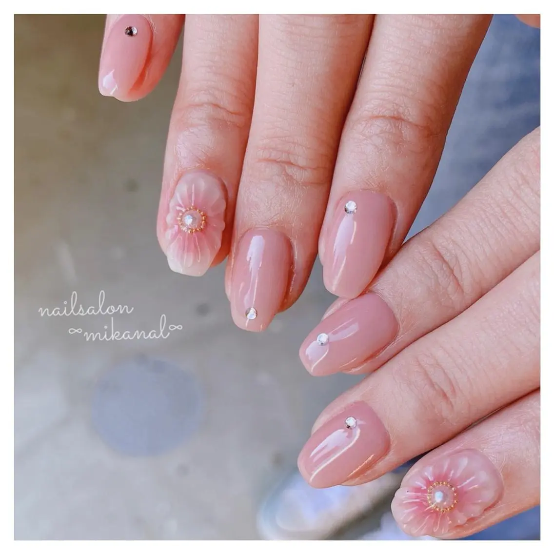 ネイル ハンドネイル フットネイル nailsalon ∞ ﾐｶﾅﾙ ∞のネイルデザイン