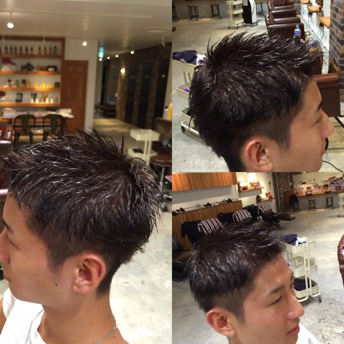 ショート カラー パーマ ヘアアレンジ メンズ キッズ Forest. -髪質改善-のヘアスタイル