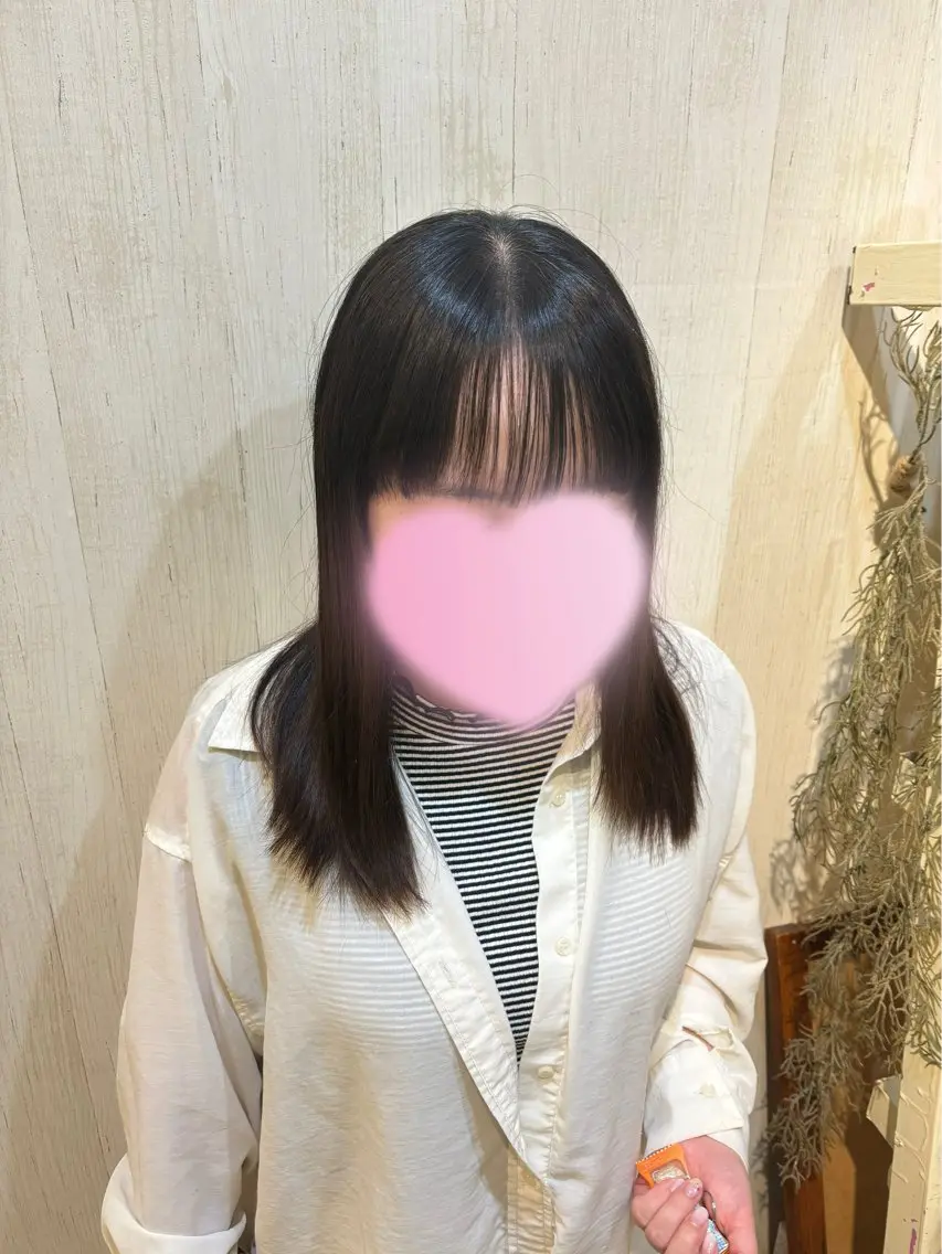 カット 縮毛矯正 加藤 真衣のヘアスタイル