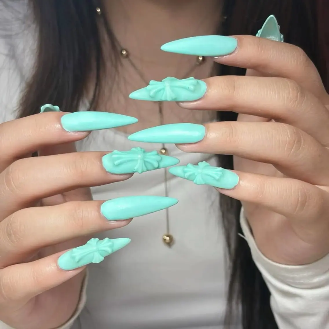ネイル アートネイル チークネイル フレンチネイル ジェルネイル ガーリー HAPPI NAIL 大国町のネイルデザイン