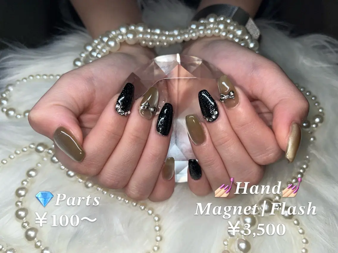 ネイル ハンドネイル 【aura】 Hina🔆のネイルデザイン