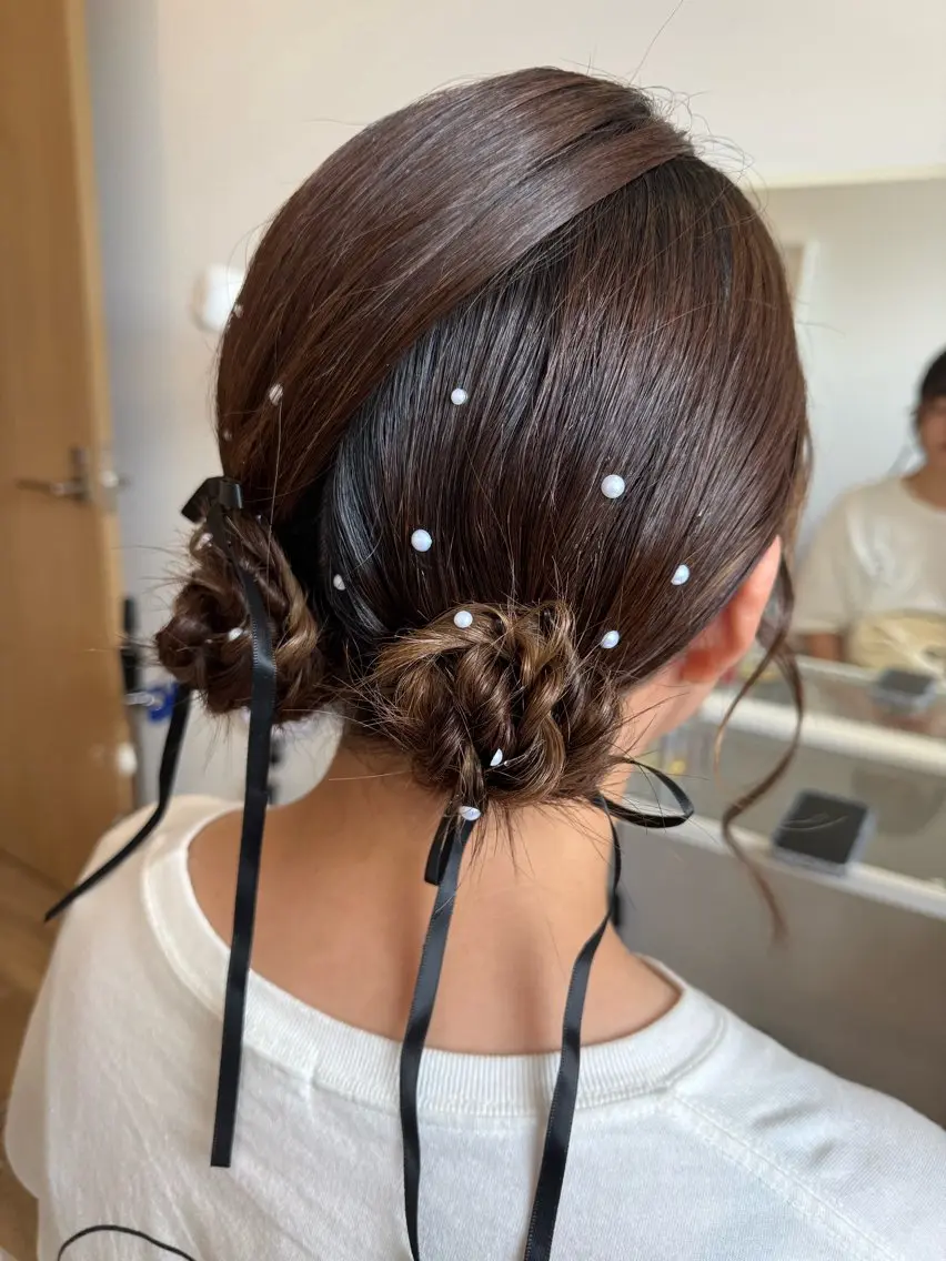 ミディアム ヘアメイクサロン viviのヘアスタイル