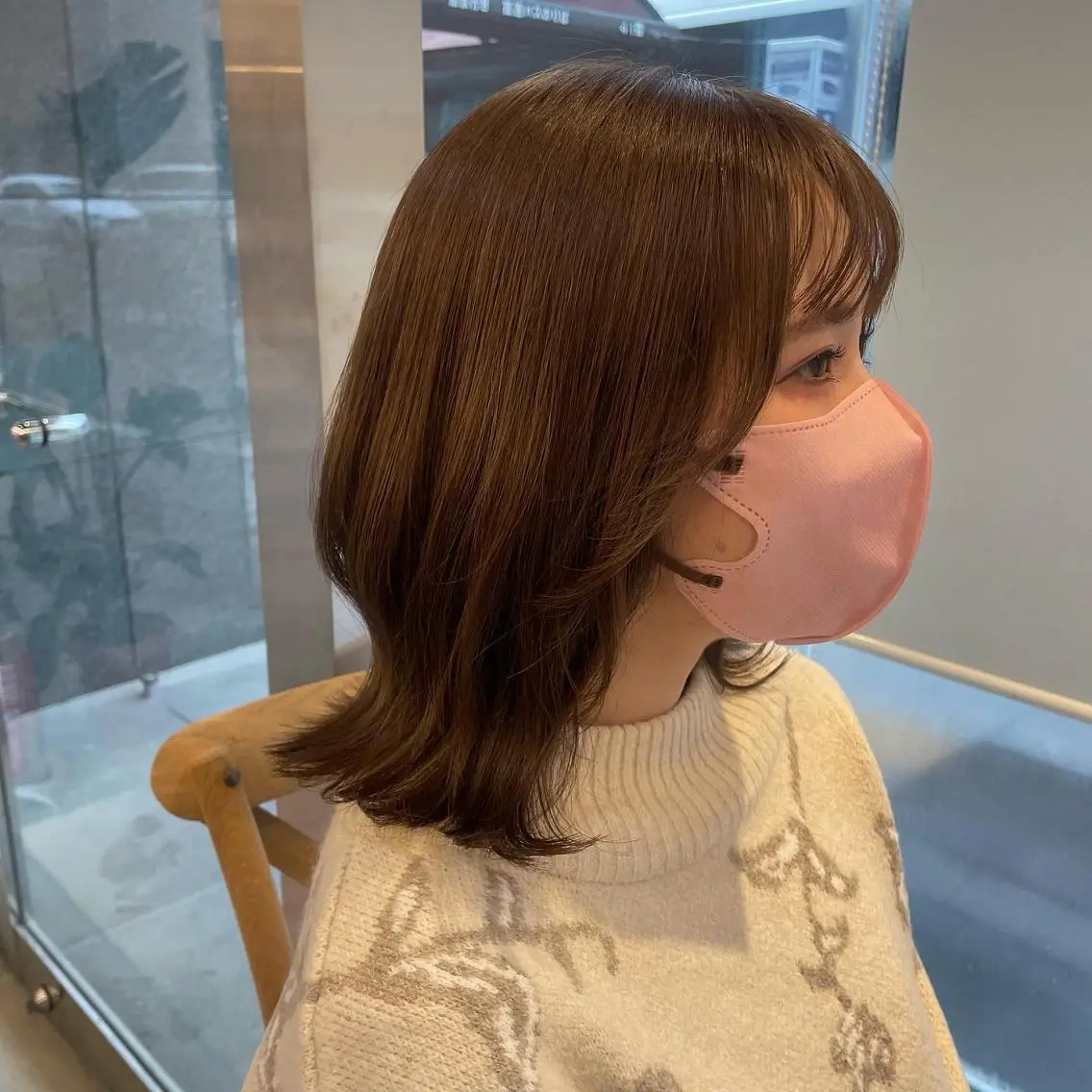 カラー ヘアアレンジ ブリーチ 透明感カラー ブリーチなしカラー 𝙢𝙞𝙮𝙪🎀 girly hairのヘアスタイル