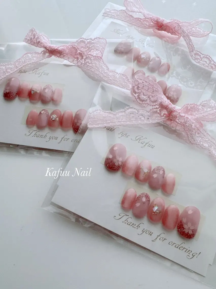 ネイル ネイルチップ Kafuu Nailのネイルデザイン