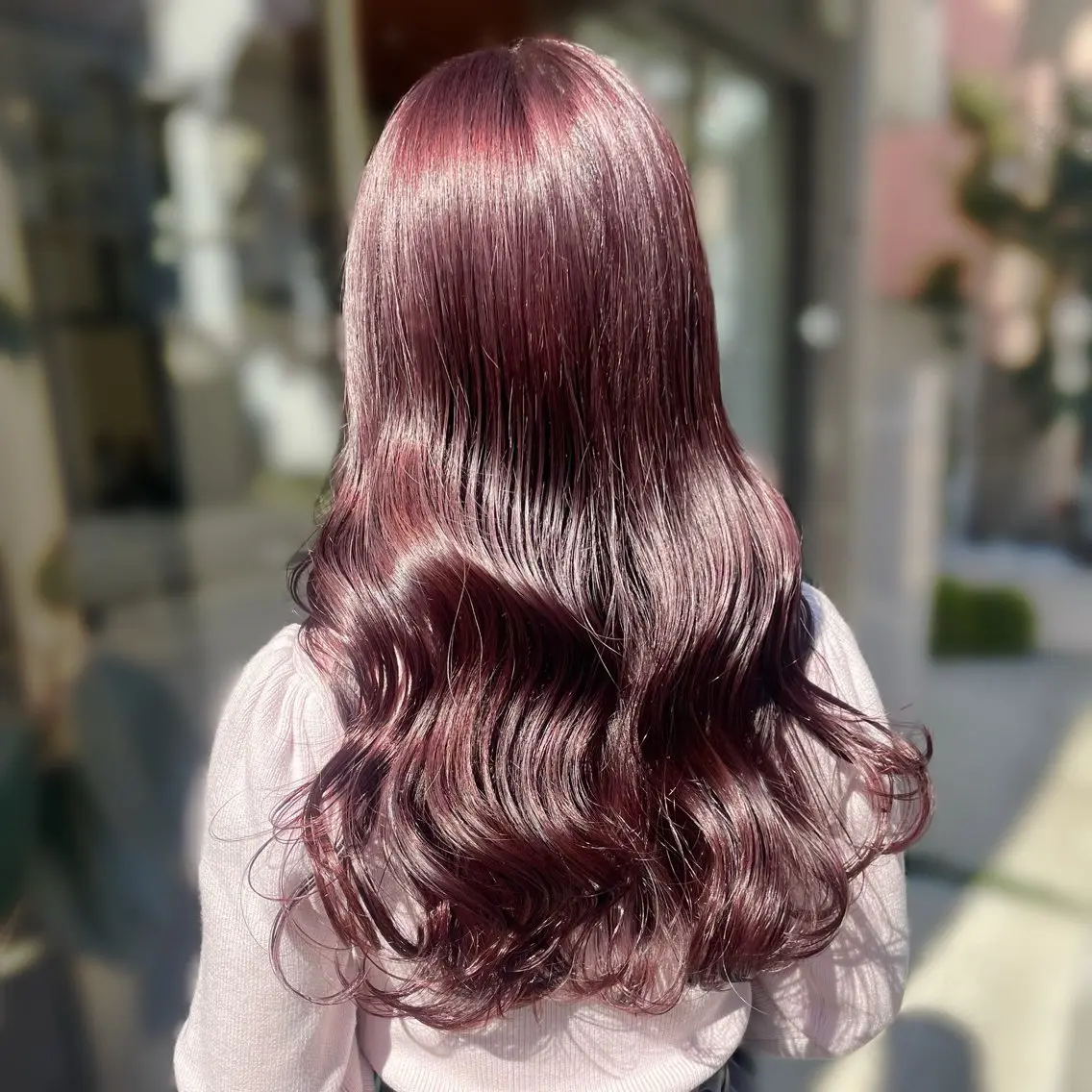 ロング カラー カット ヘアカラー トリートメント ブリーチなしカラー kana🐱のヘアスタイル