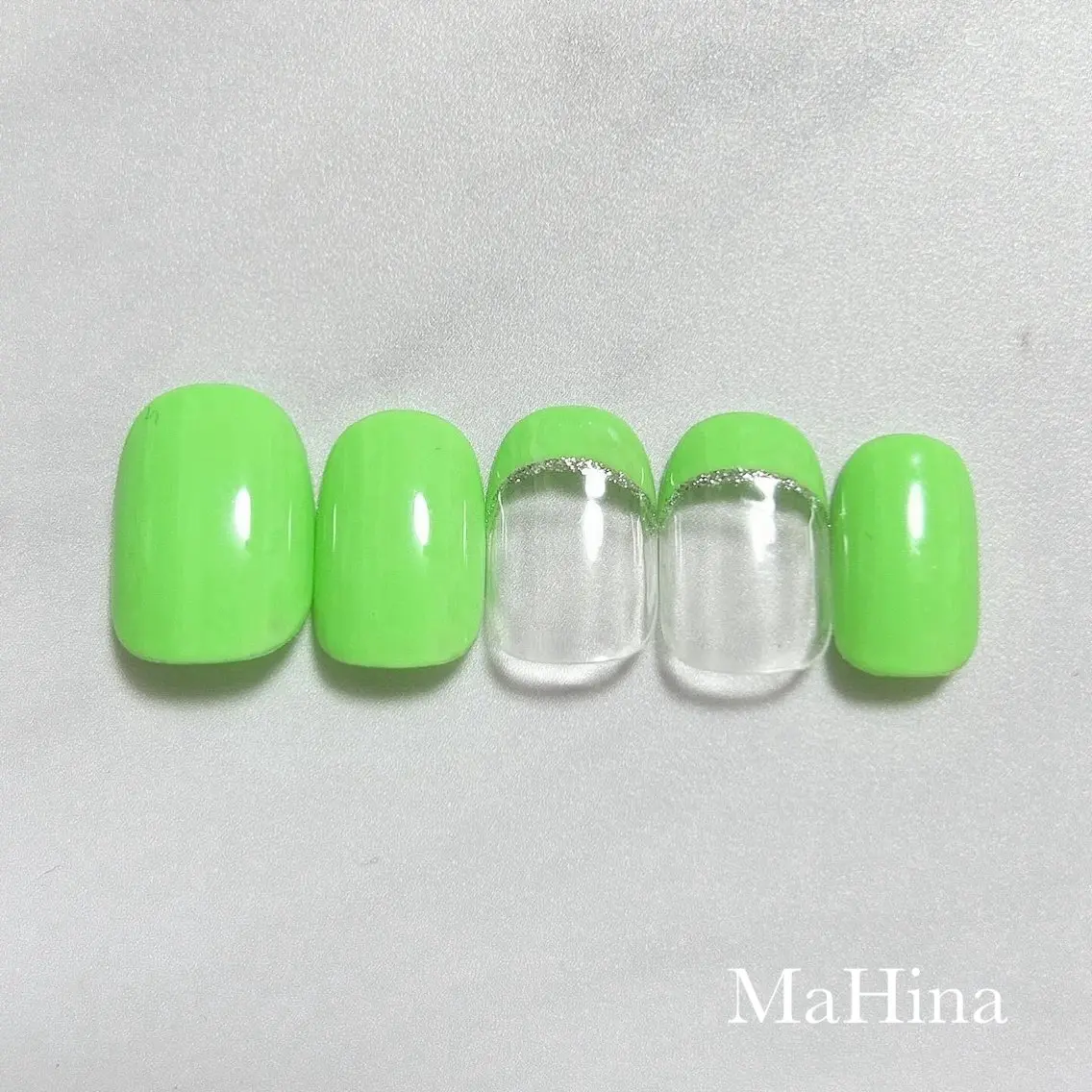 ネイル フレンチネイル ワンカラーネイル ハンドネイル Le Vernis MaHina・まひなのネイルデザイン