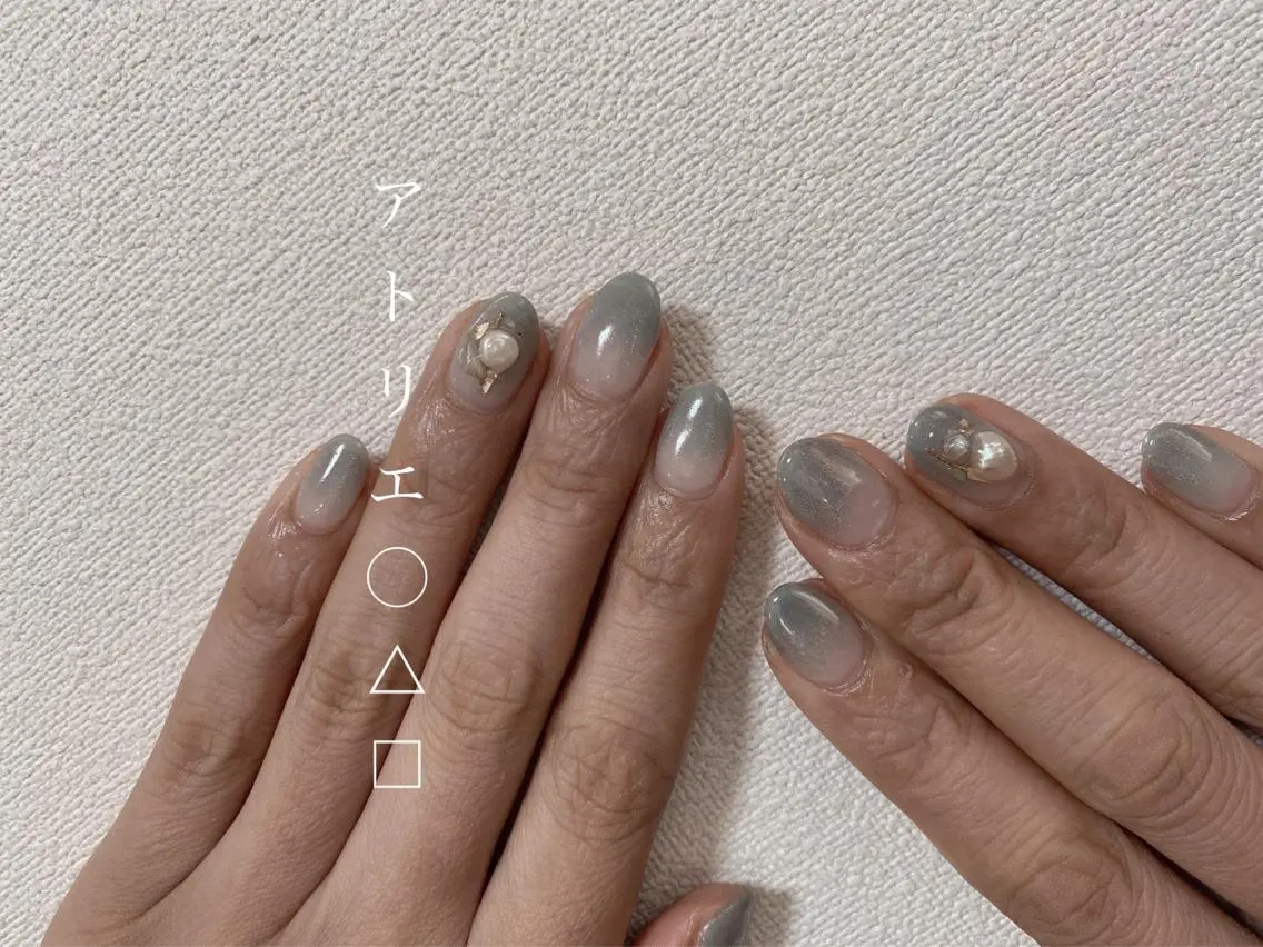 ネイル オフィスネイル ハンドネイル アトリエ ○△□のネイルデザイン