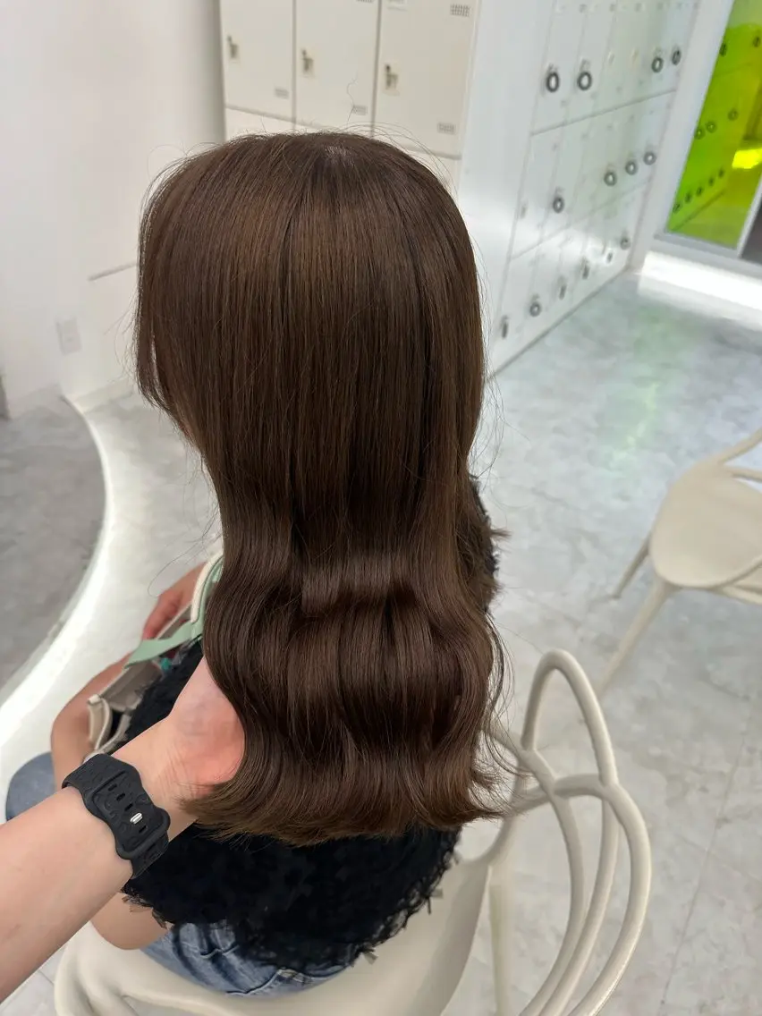 カラー カット ヘアカラー トリートメント 透明感カラー🎀艶髪 Anju/渋谷🎀のヘアスタイル