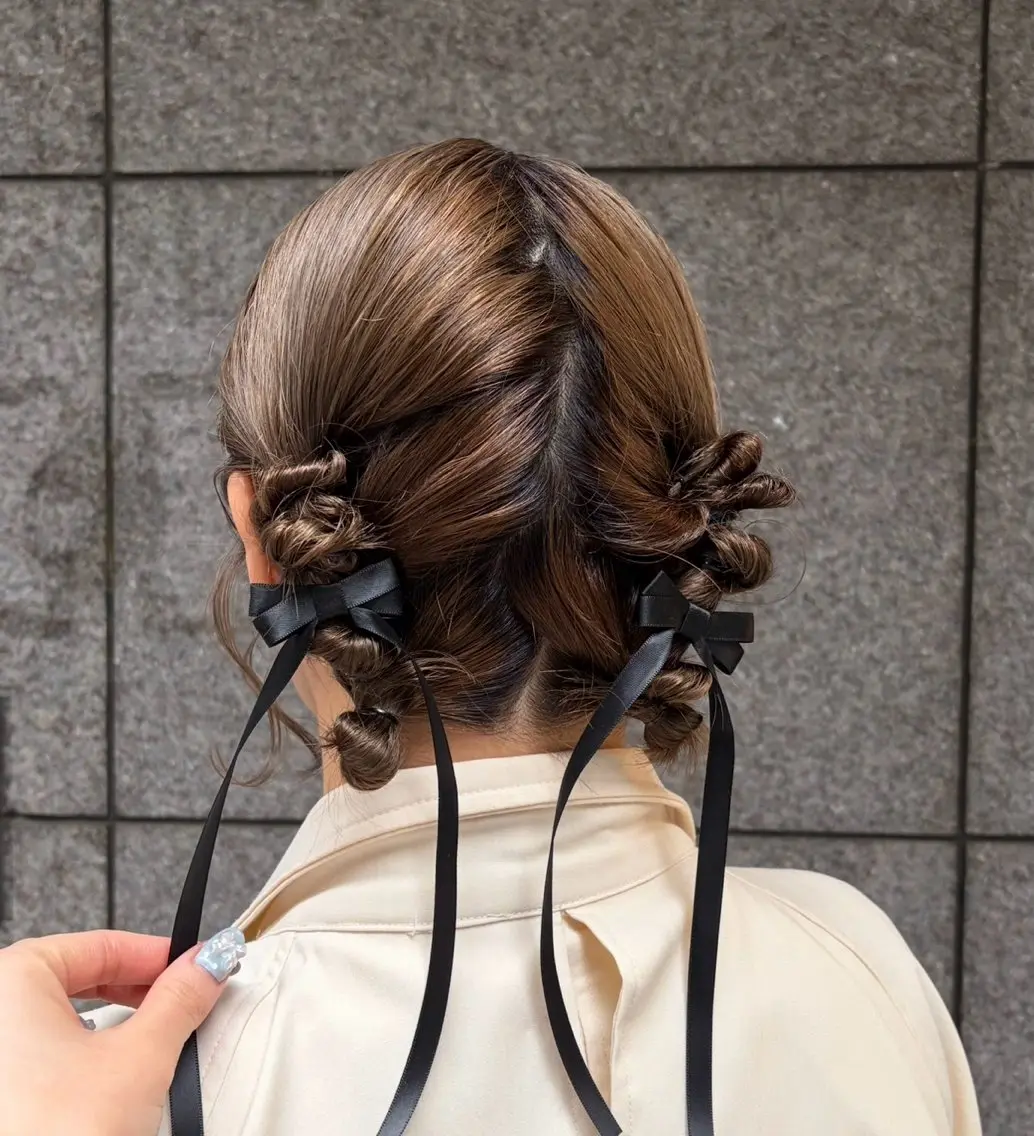 ヘアアレンジ ヘアセット Yuui🩰アレンジ /髪質改善カラーのヘアスタイル