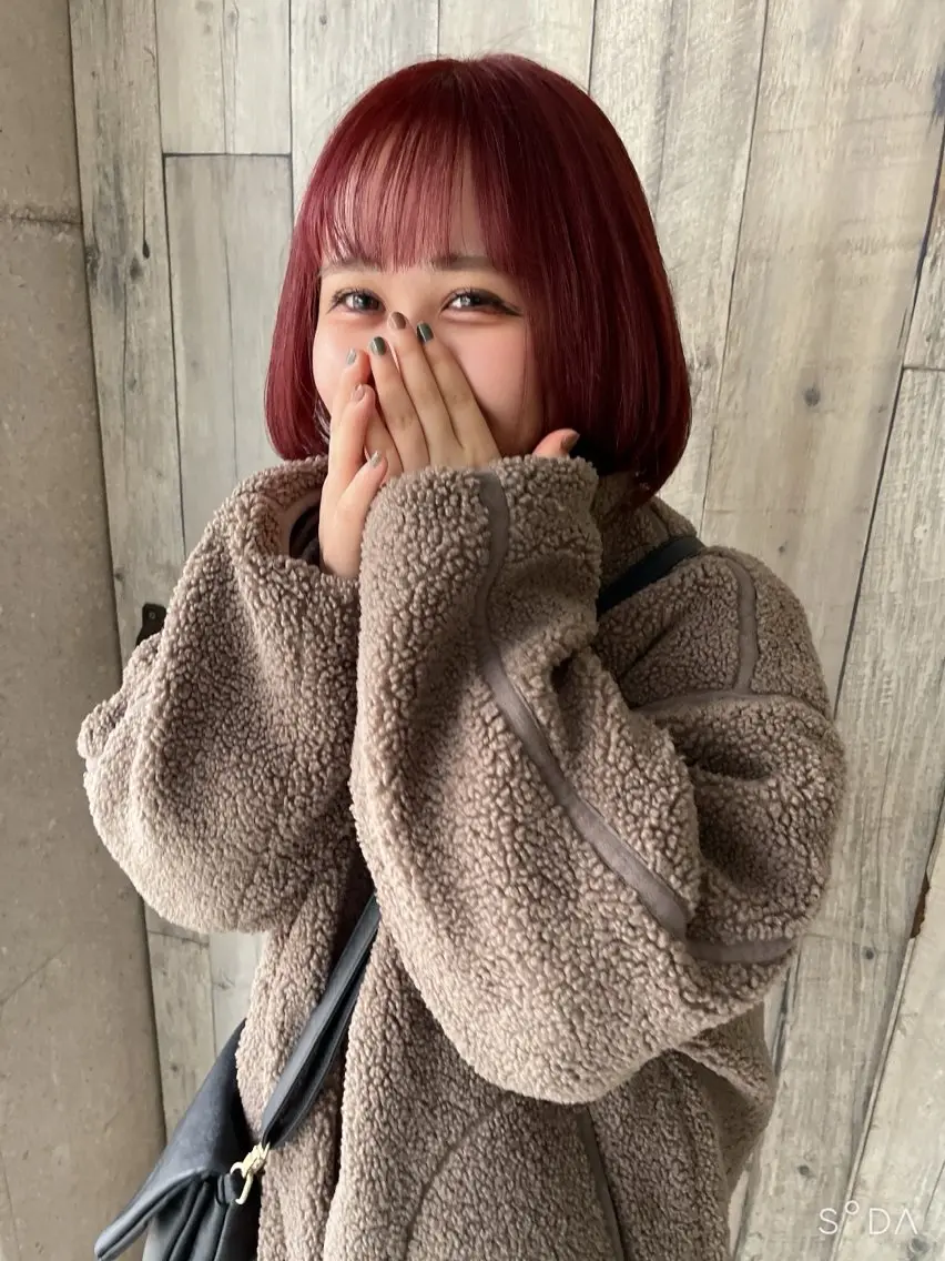 ショート カラー ヘアカラー 岩下 侑里のヘアスタイル