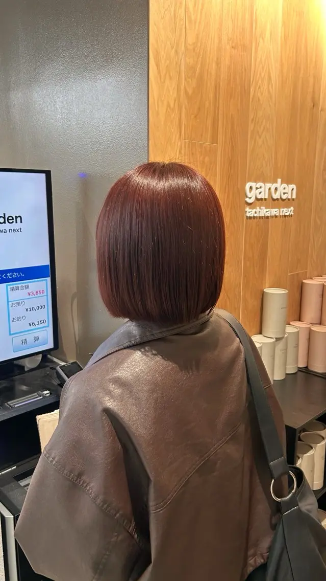 ショート カット ヘアカラー ボブ/暖色カラー 🎧 kei 🎀のヘアスタイル