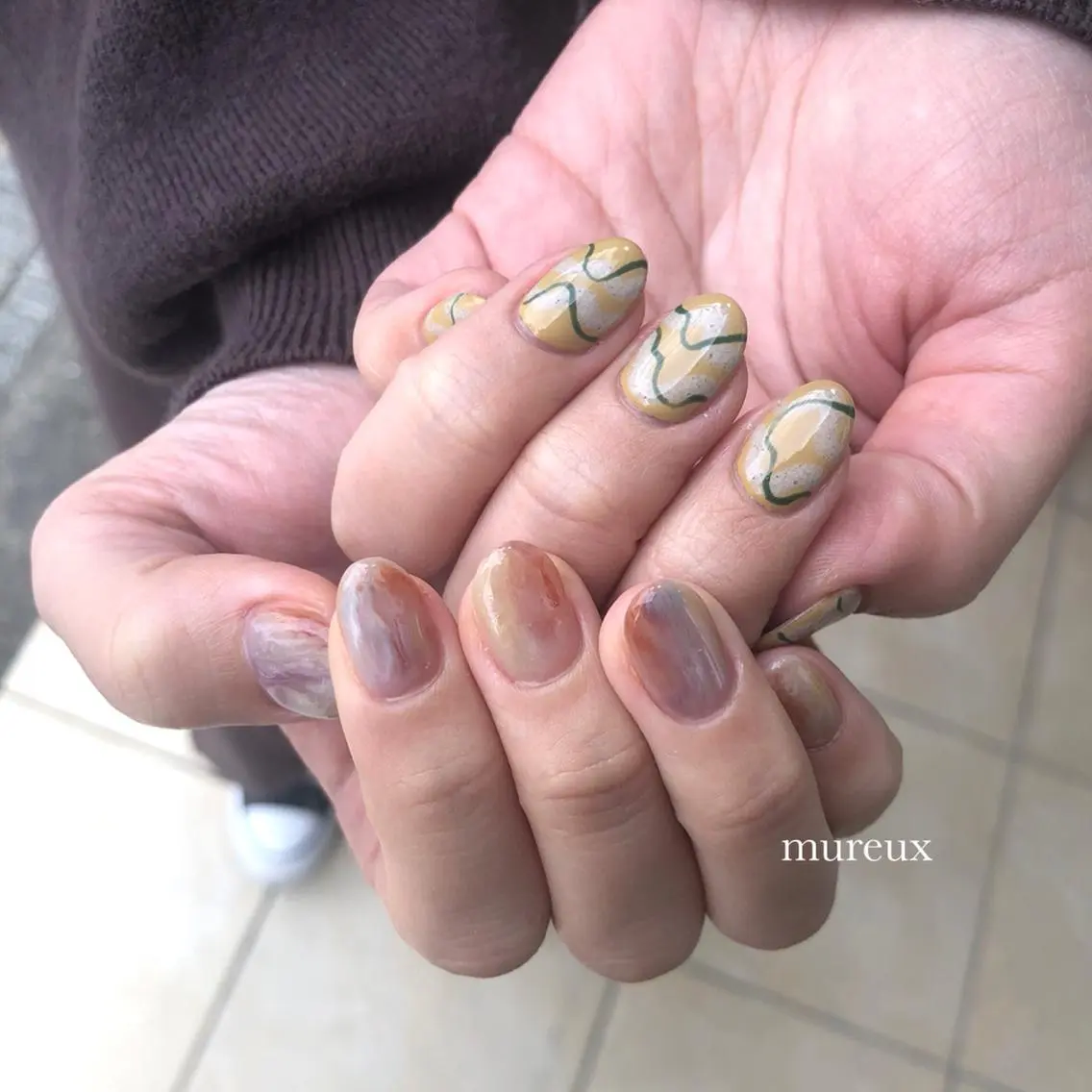 ネイル ハンドネイル mureux ∵ayakaのネイルデザイン
