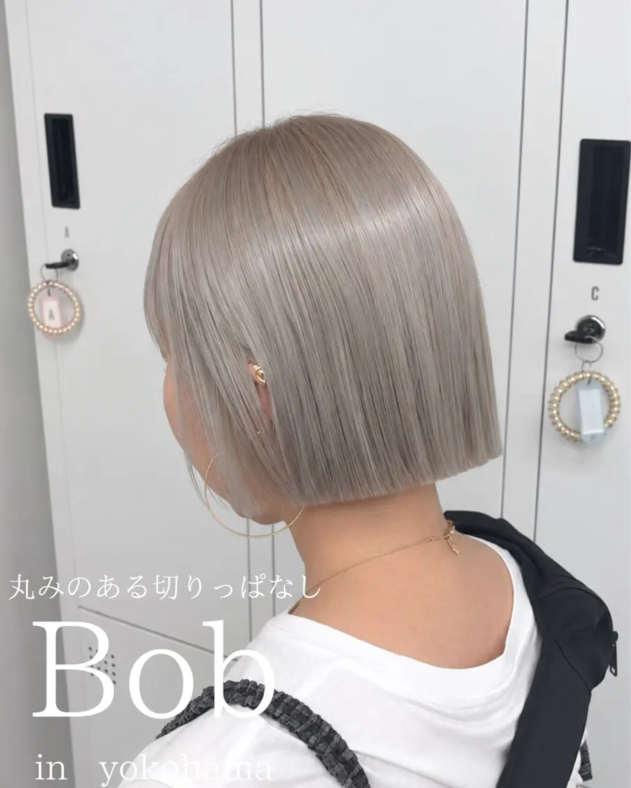 ショート 切りっぱなしボブ ボブ カット ヘアカラー 羽エクステ┆ボブ ┆アレンジ🖤桃覇のヘアスタイル