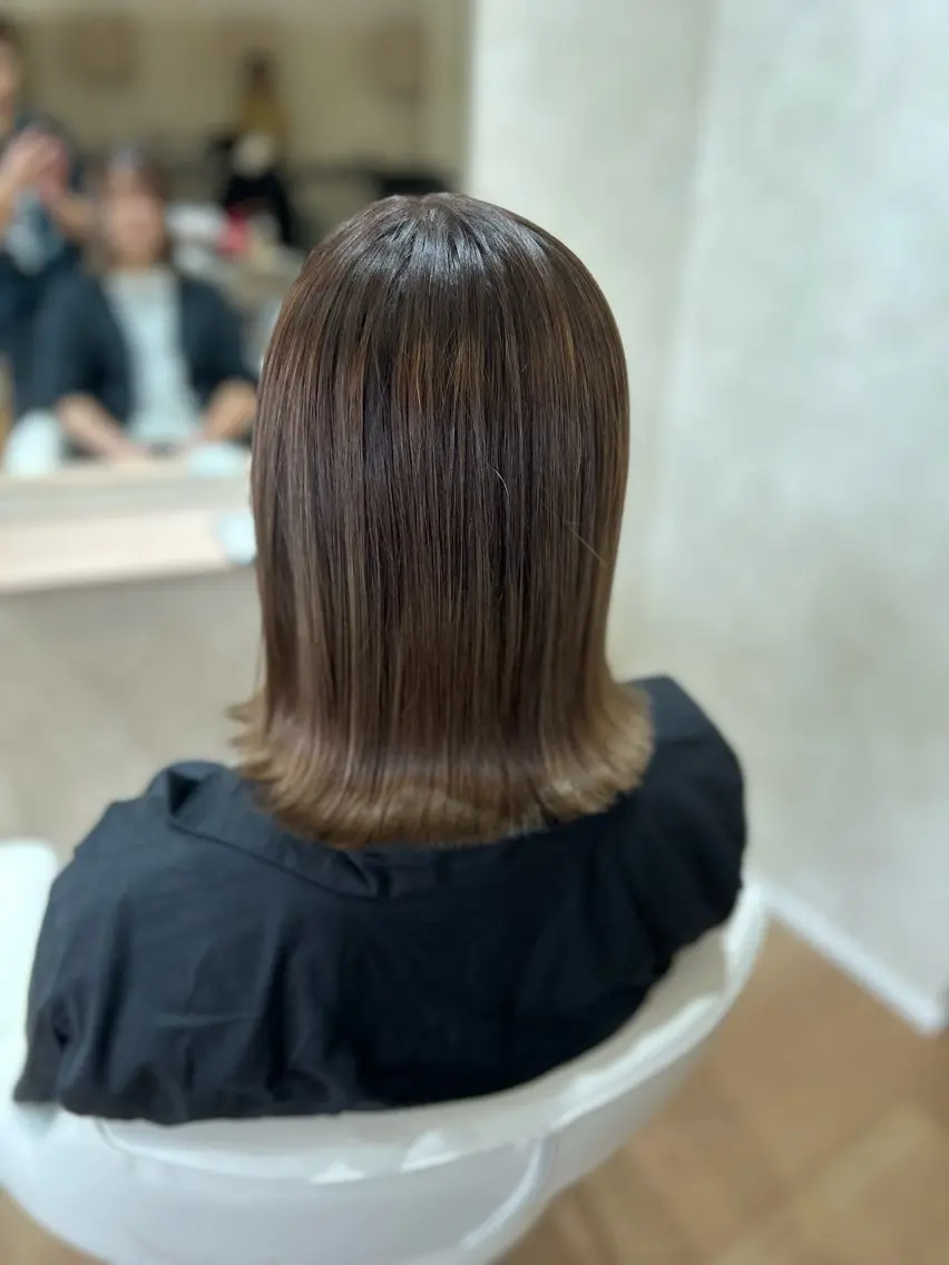 ショート ヘアカラー 阿倍野/髪質改善 /縮毛矯正/坪田幸広のヘアスタイル