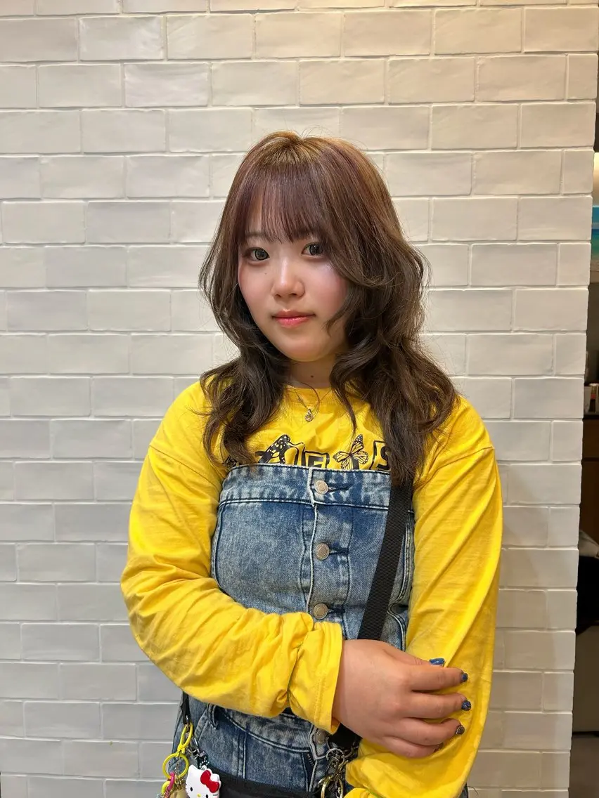 セミロング レイヤーカット Manaka ☺︎のヘアスタイル