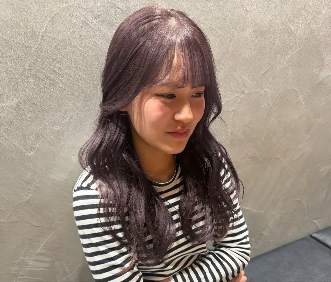 ロング カラー 🐢ダブルカラー🐢 透明感/このかのヘアスタイル