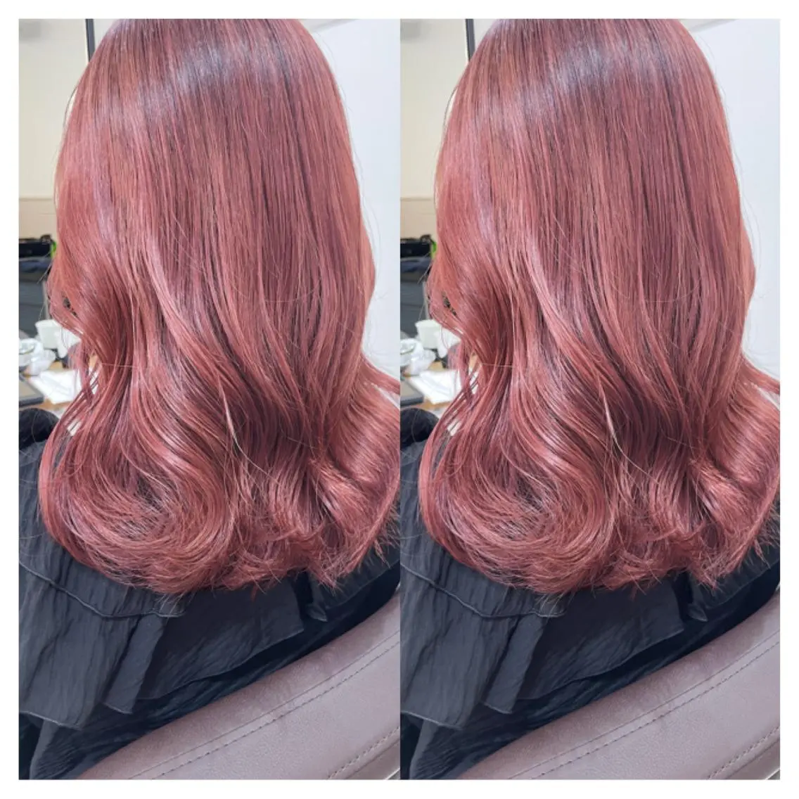 セミロング カラー ヘアカラー トリートメント 村山 茉衣のヘアスタイル