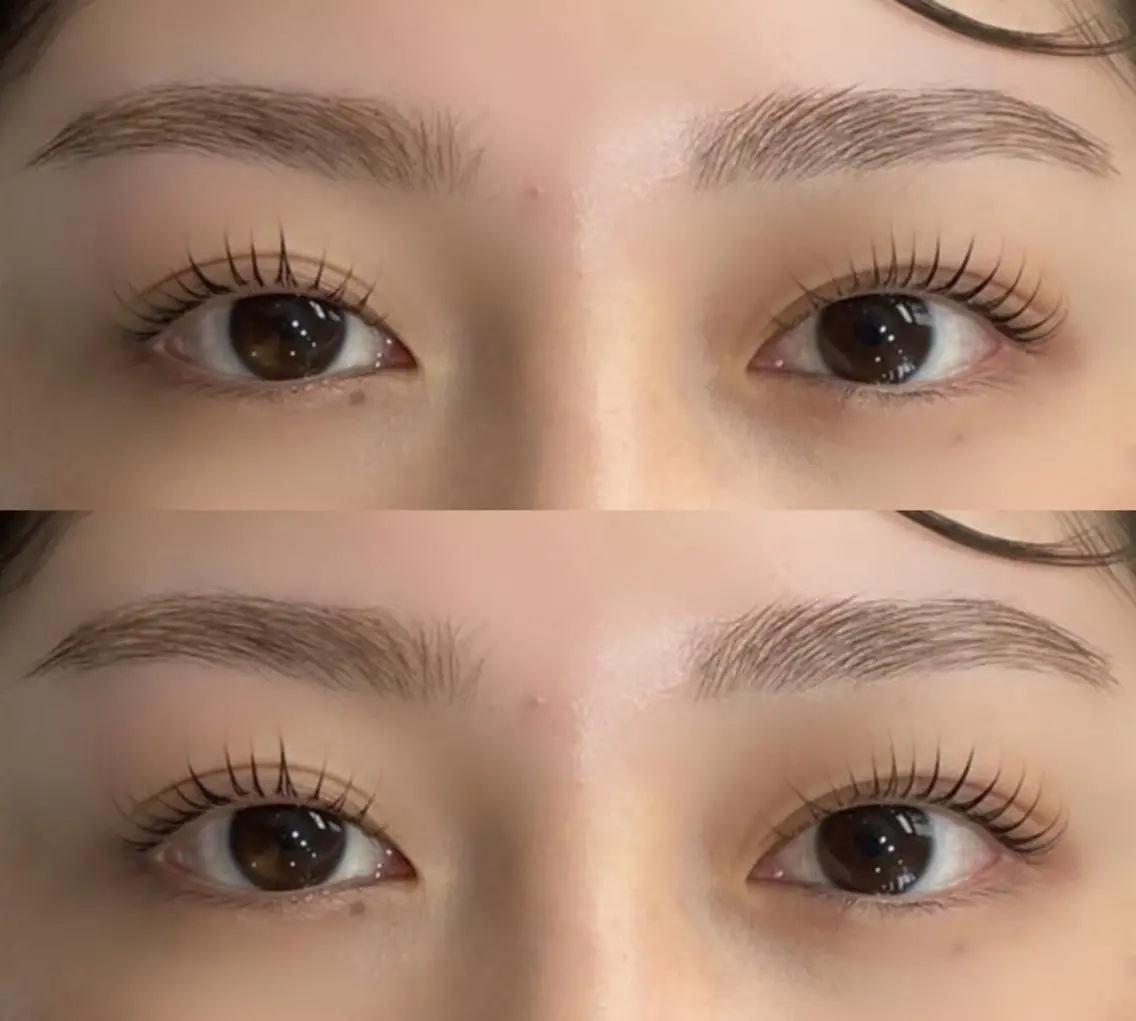 パリジェンヌor次世代まつ毛パーマ+眉毛Wax脱毛の写真