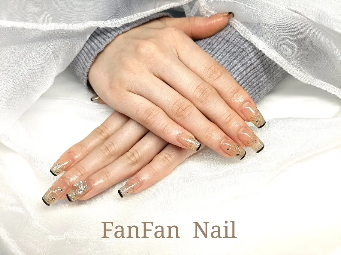 ネイル シンプルネイル RUE FANFANNAILのネイルデザイン